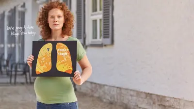 Pregnant women with asthma